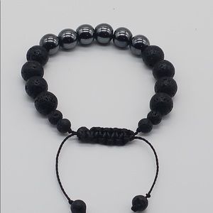 XAVIER BRACELET MEN'S GEMSTONE SLIDER BRACELET